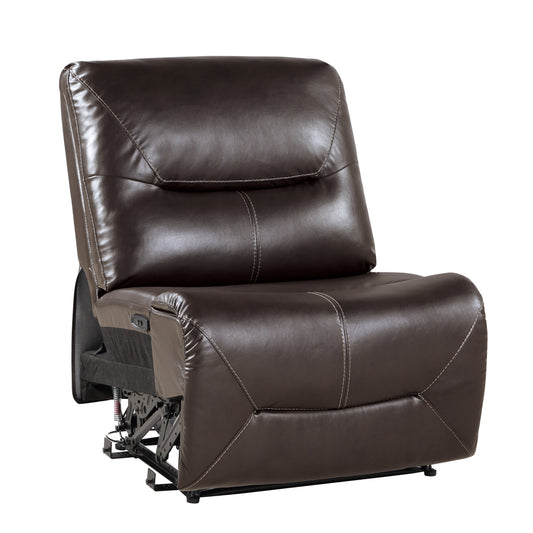 9579BRW-ARPW - (5/6)Power Armless Reclining Chair