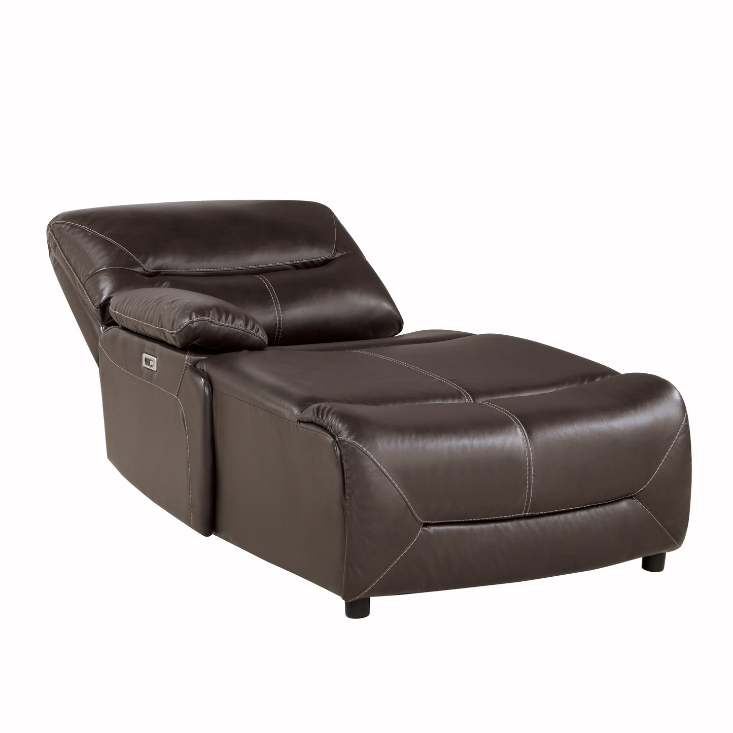 9579BRW-LCPW - (1/6)Power Left Side Reclining Chaise with USB Port