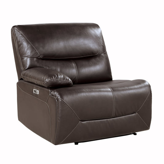 9579BRW-LRPW - (1/6)Power Left Side Reclining Chair with USB Port