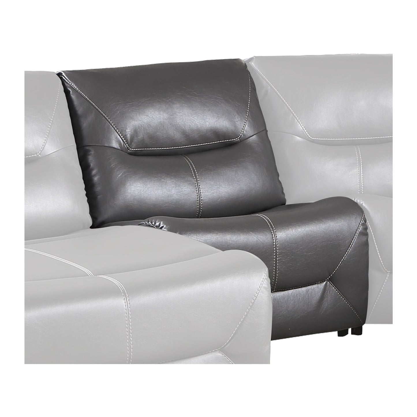 9579GRY-AC - (3/6)Armless Chair