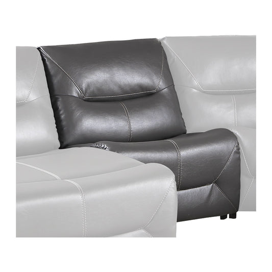 9579GRY-AC - (3/6)Armless Chair