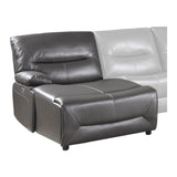 9579GRY-LCPW - (1/6)Power Left Side Reclining Chaise with USB Port
