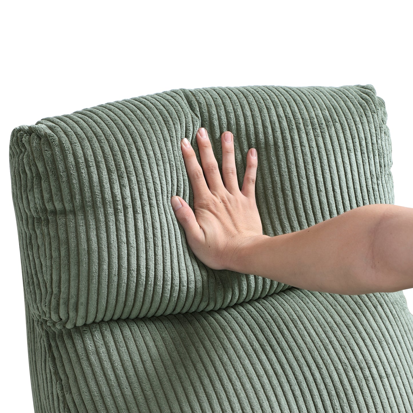 9588GRN-1PB - Push Back Reclining Chair