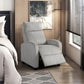 9588GRY-1PB - Push Back Reclining Chair