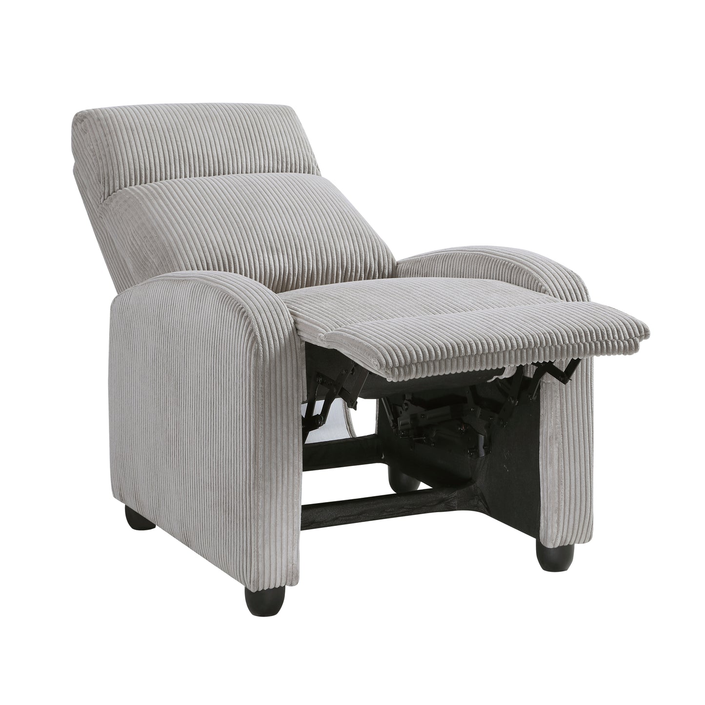 9588GRY-1PB - Push Back Reclining Chair