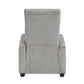 9588GRY-1PB - Push Back Reclining Chair