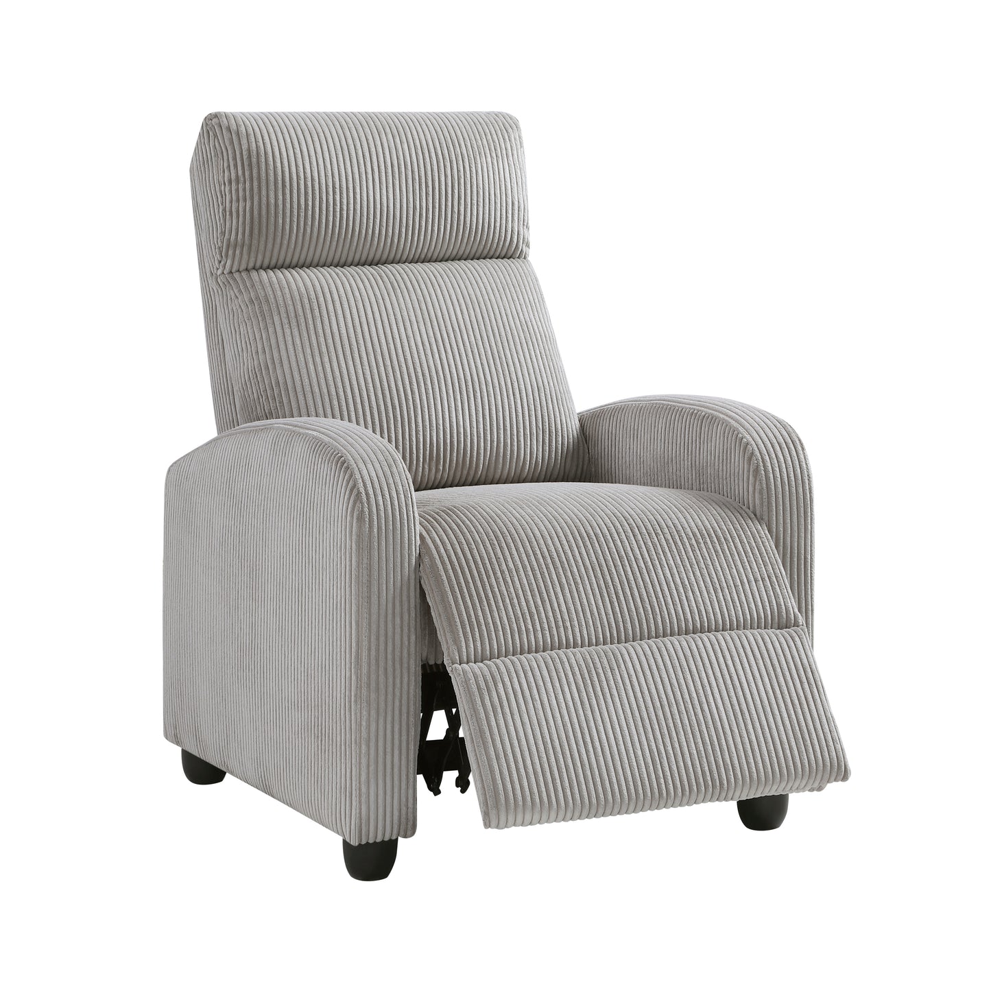 9588GRY-1PB - Push Back Reclining Chair