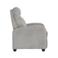 9588GRY-1PB - Push Back Reclining Chair