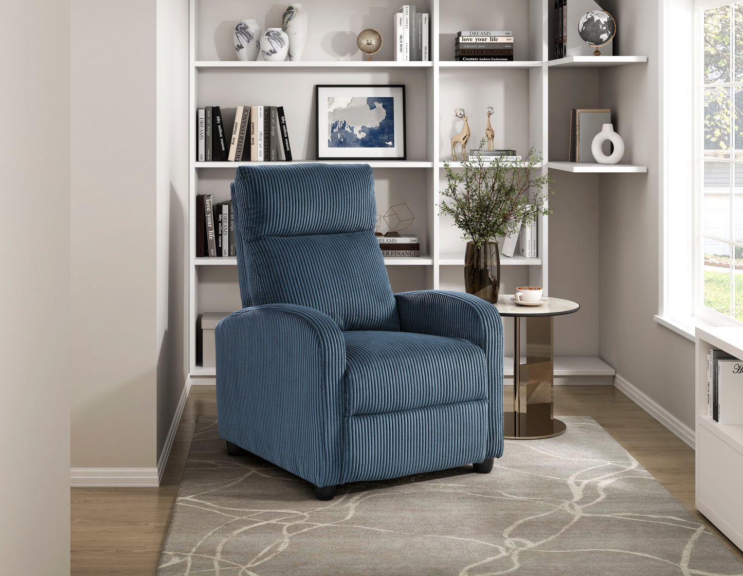 9588MDN-1PB - Push Back Reclining Chair