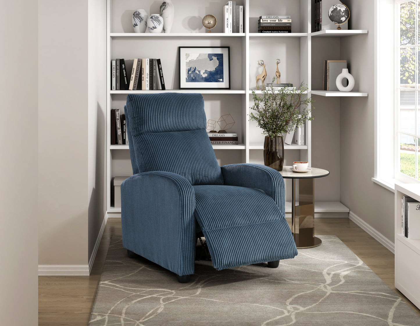 9588MDN-1PB - Push Back Reclining Chair