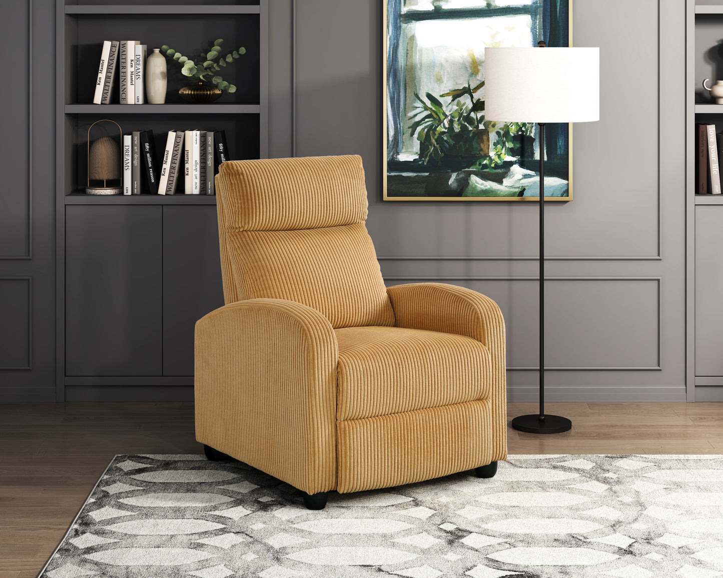 9588YLW-1PB - Push Back Reclining Chair