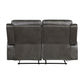 9601GY-2 - Double Reclining Love Seat