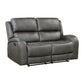 9601GY-2 - Double Reclining Love Seat