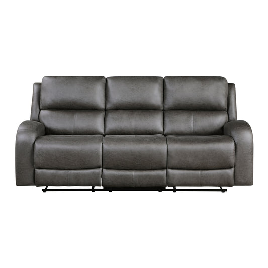 9601GY-3 - Double Reclining Sofa