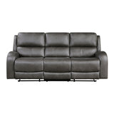 9601GY-3 - Double Reclining Sofa