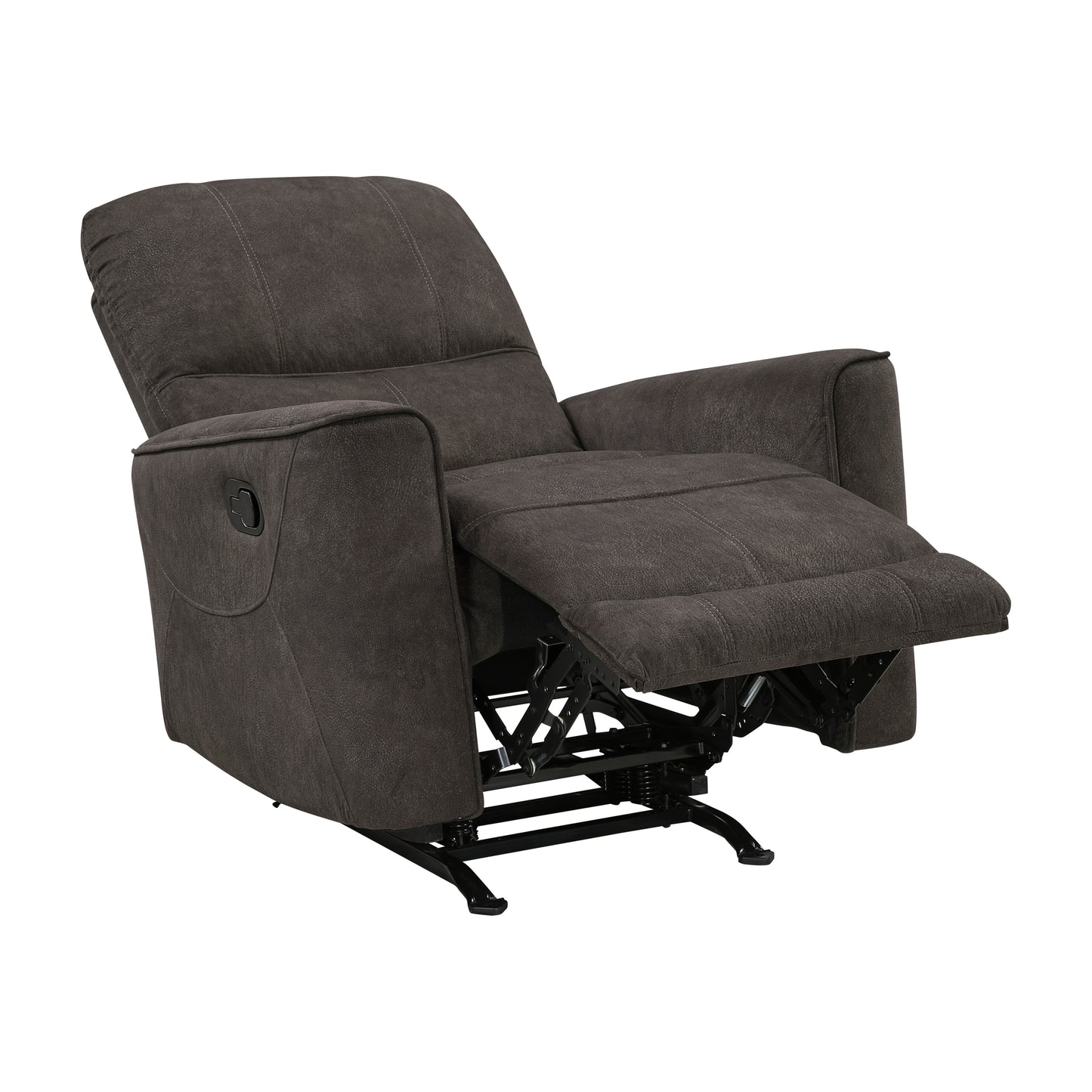 9602NCH-1 - Rocker Reclining Chair, Chocolate color