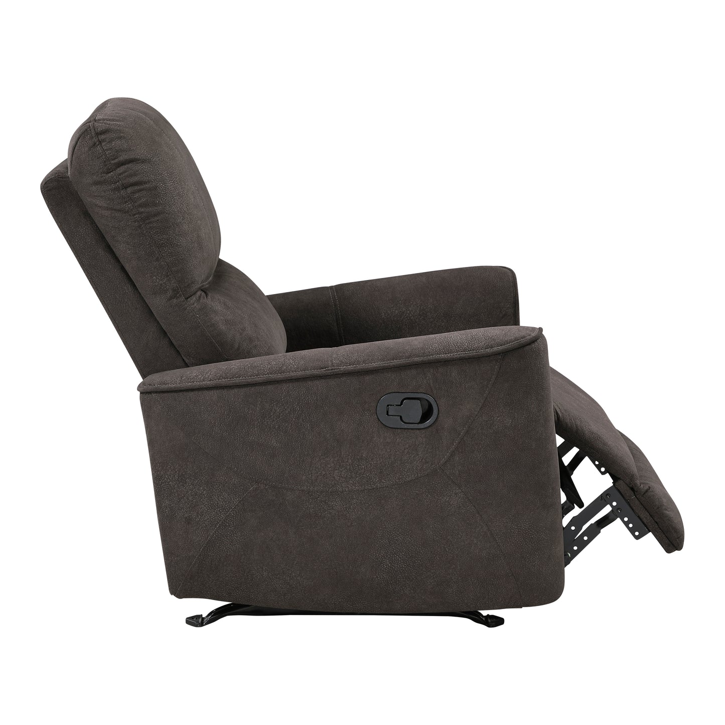 9602NCH-1 - Rocker Reclining Chair, Chocolate color