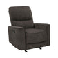 9602NCH-1 - Rocker Reclining Chair, Chocolate color