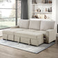 9605BE*2LCRL - (2)2-Piece Sectional with Left Chaise and  Drop-Down Cup holders, Storage Pouch, Pull-out Bed and Hidden Storage