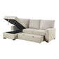 9605BE*2LCRL - (2)2-Piece Sectional with Left Chaise and  Drop-Down Cup holders, Storage Pouch, Pull-out Bed and Hidden Storage