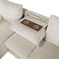 9605BE*2LCRL - (2)2-Piece Sectional with Left Chaise and  Drop-Down Cup holders, Storage Pouch, Pull-out Bed and Hidden Storage