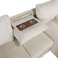 9605BE*2LLRC - (2)2-Piece Sectional with Right Chaise and  Drop-Down Cup holders, Storage Pouch,  Pull-out Bed and Hidden Storage