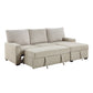 9605BE*2LLRC - (2)2-Piece Sectional with Right Chaise and  Drop-Down Cup holders, Storage Pouch,  Pull-out Bed and Hidden Storage