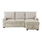 9605BE*2LLRC - (2)2-Piece Sectional with Right Chaise and  Drop-Down Cup holders, Storage Pouch,  Pull-out Bed and Hidden Storage