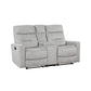 9610GY*2 - 2pc Set: Sofa, Love
