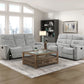 9610GY-3 - Double Reclining Sofa