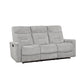 9610GY*2 - 2pc Set: Sofa, Love