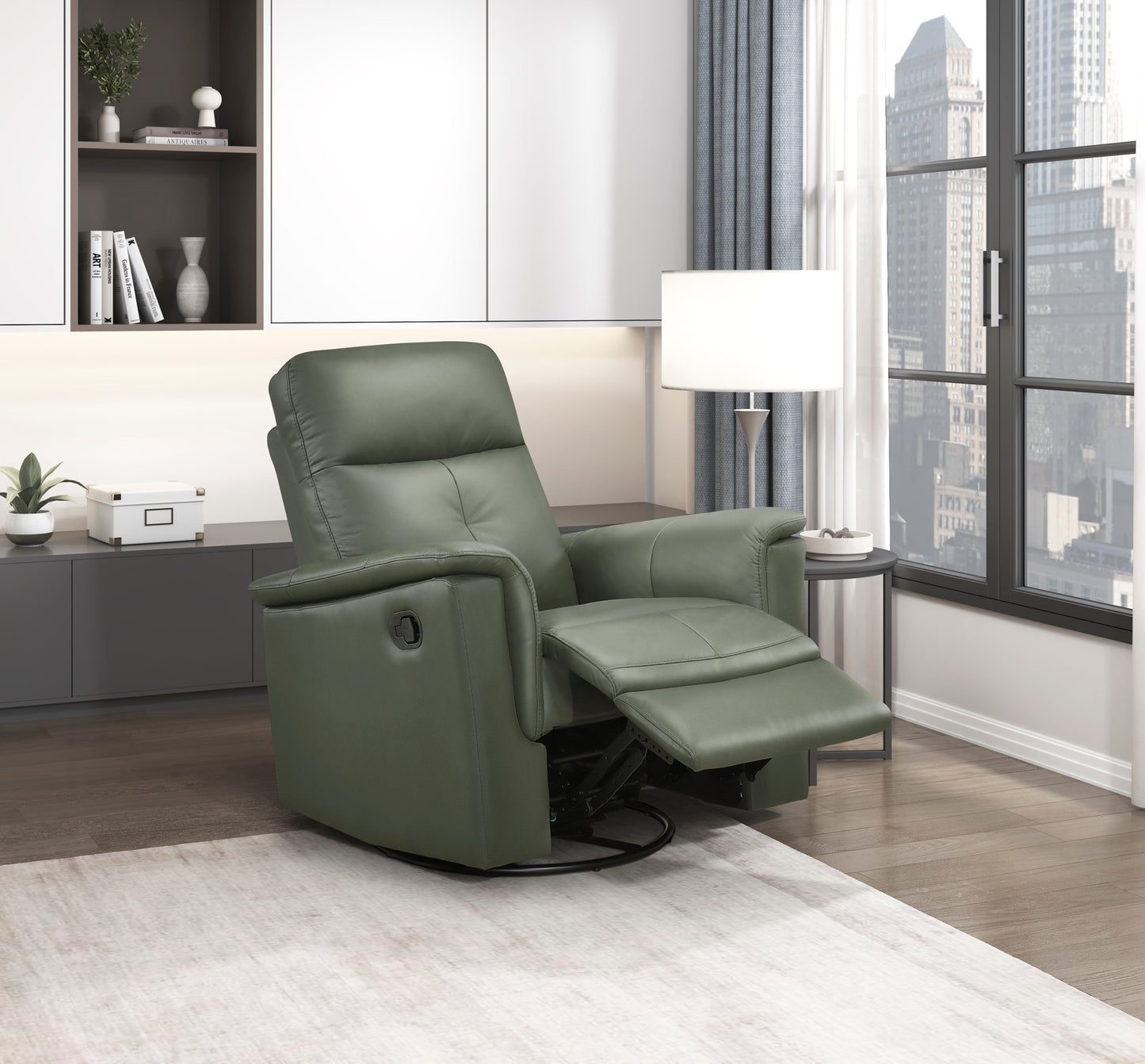 9620GRN-1 - Swivel Glider Reclining Chair
