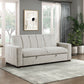 9622LG-3CL* - (2)Convertible Sofa with Pull-out Bed