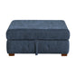 9624BU*3LC2R - (3)3-Piece Sectional with Left Chaise and Ottoman