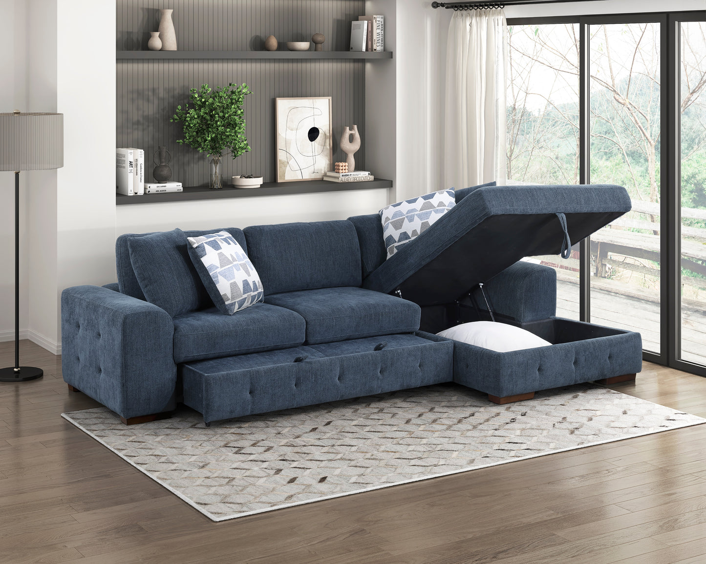 9624BU*22LRC - (2)2-Piece Sectional with Right Chaise