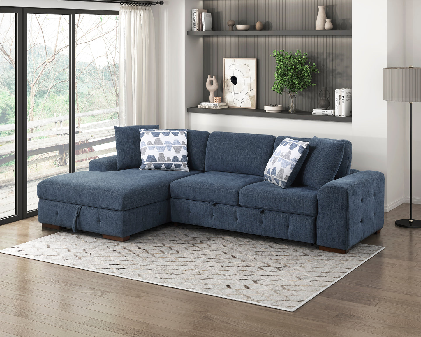9624BU*2LC2R - (2)2-Piece Sectional with Left Chaise