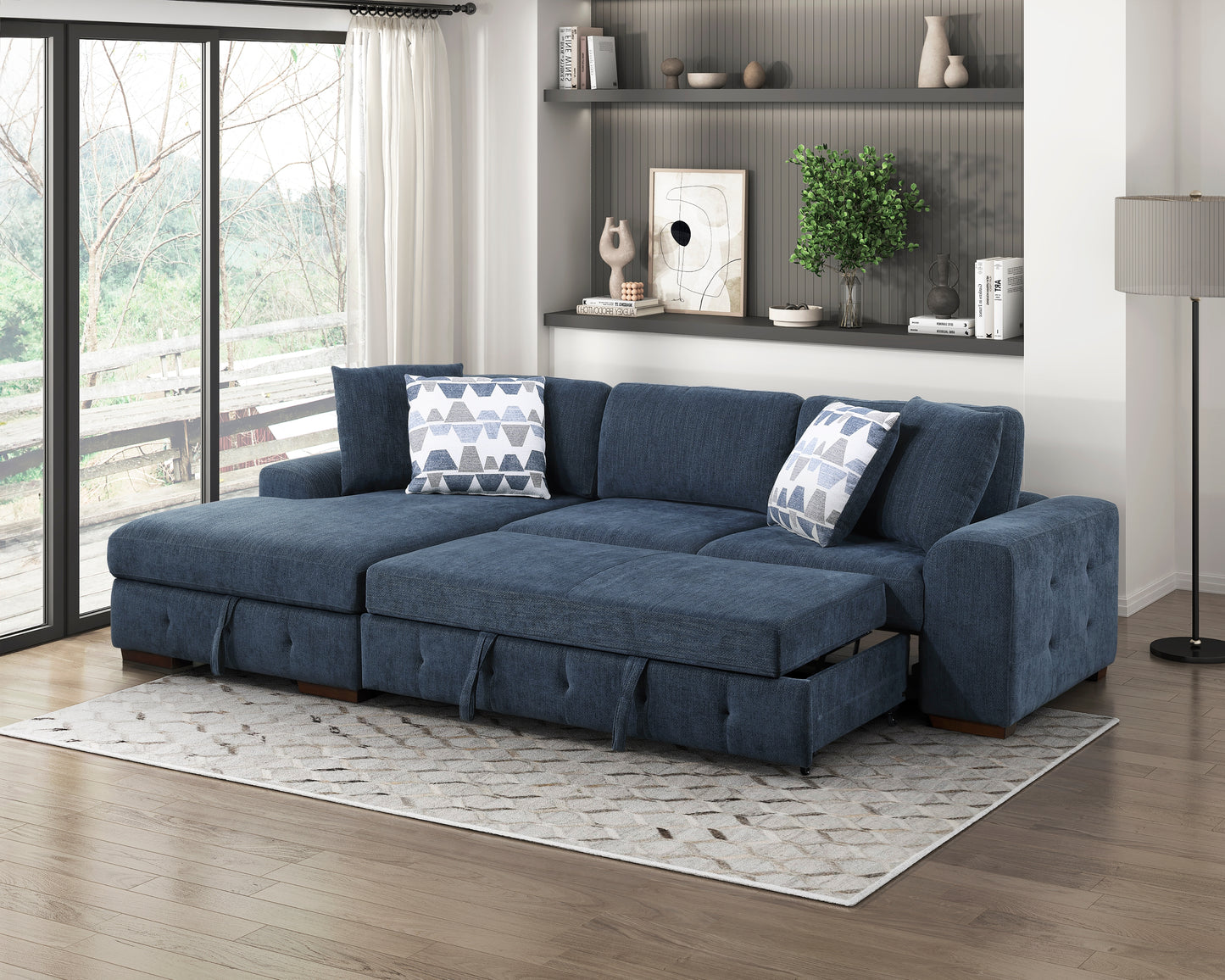 9624BU*2LC2R - (2)2-Piece Sectional with Left Chaise