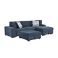 9624BU*32LRC - (3)3-Piece Sectional with Right Chaise and Ottoman