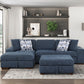 9624BU*3LC2R - (3)3-Piece Sectional with Left Chaise and Ottoman