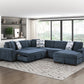 9624BU*42LRC - (4)4-Piece Sectional with Right Chaise