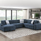 9624BU*42RLC - (4)4-Piece Sectional with Left Chaise