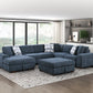 9624BU*5LC2R - (5)5-Piece Sectional with Left Chaise and Storage Ottoman