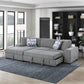 9624GY*2LC2R - (2)2-Piece Sectional with Left Chaise