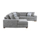 9624GY*42RLC - (4)4-Piece Sectional with Left Chaise