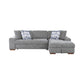 9624GY*32LRC - (3)3-Piece Sectional with Right Chaise and Ottoman