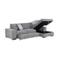 9624GY*32LRC - (3)3-Piece Sectional with Right Chaise and Ottoman