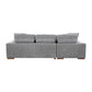 9624GY*3LC2R - (3)3-Piece Sectional with Left Chaise and Ottoman