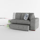 9624GY*52LRC - (5)5-Piece Sectional with Right Chaise and Storage Ottoman