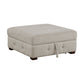 9624TP*3LC2R - (3)3-Piece Sectional with Left Chaise and Ottoman
