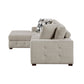 9624TP*3LC2R - (3)3-Piece Sectional with Left Chaise and Ottoman